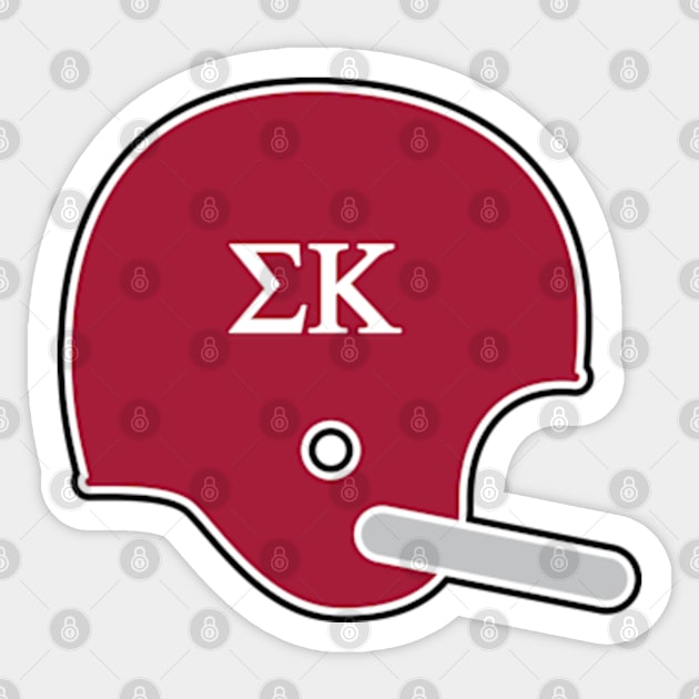 Alabama Sigma Kappa Retro Helmet Sticker by Rad Love